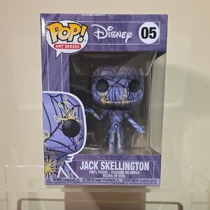 Disney Pop! Art Series Jack Skellington in Purple and Gold